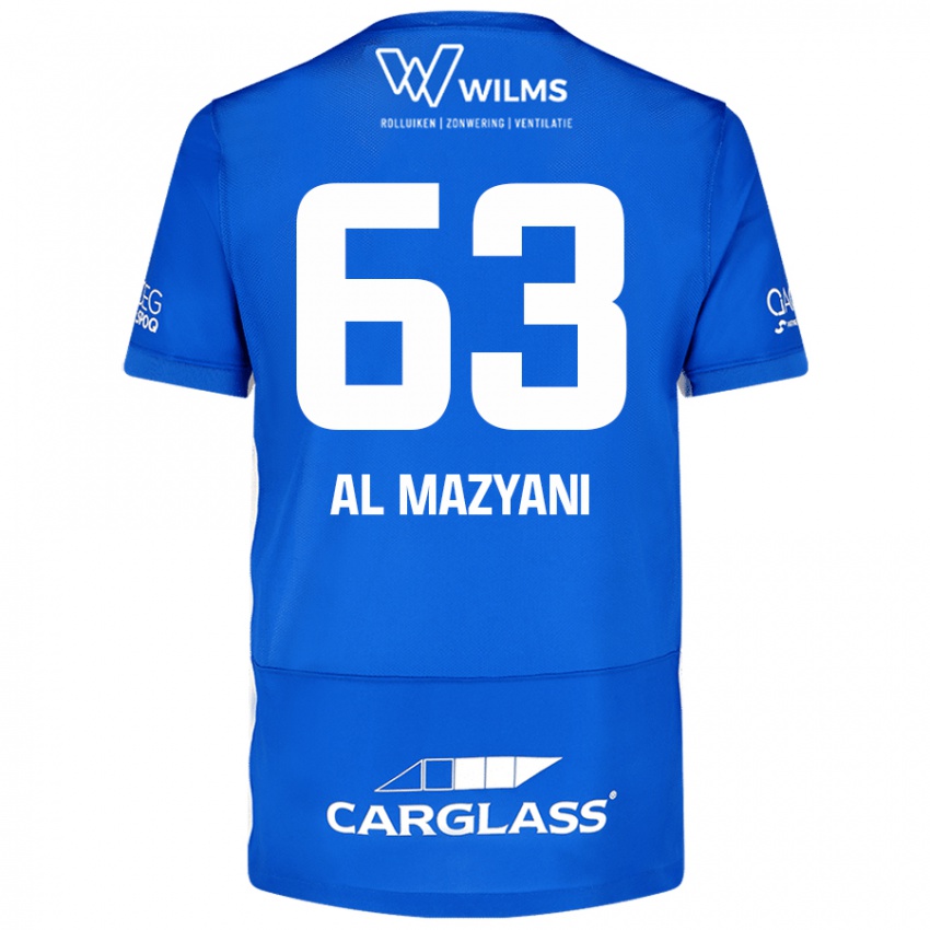 Enfant Maillot Faissal Al Mazyani #63 Bleu Tenues Domicile 2024/25 T-Shirt Belgique