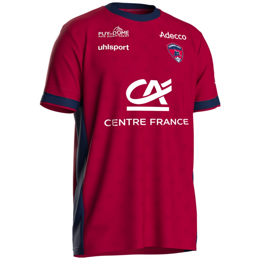 Enfant Maillot Votre Nom #0 Bordeaux Clair Tenues Domicile 2024/25 T-Shirt Belgique