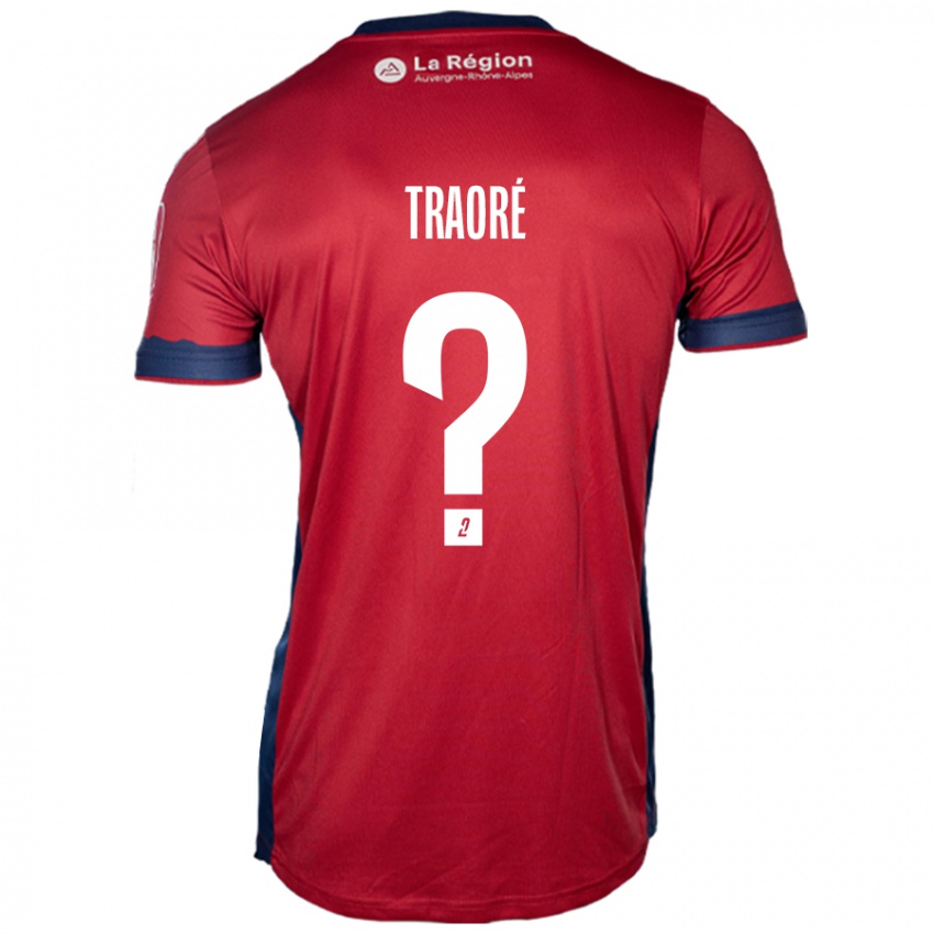 Enfant Maillot Soumaela Traoré #0 Bordeaux Clair Tenues Domicile 2024/25 T-Shirt Belgique