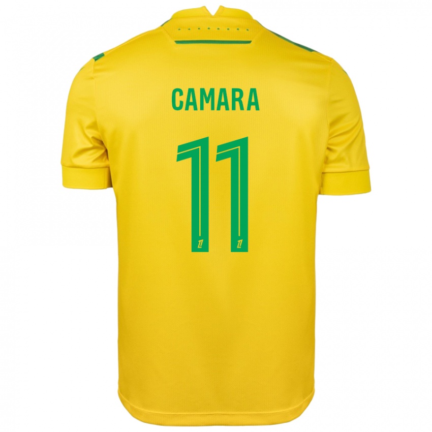 Kinderen Aboubacar Camara #11 Geel Groen Thuisshirt Thuistenue 2024/25 T-Shirt België