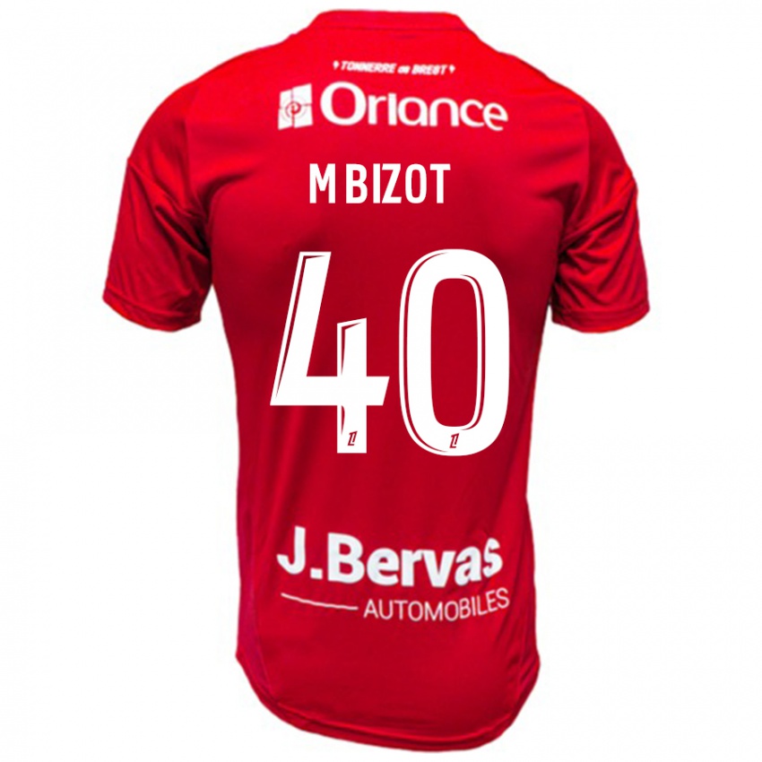 Kinderen Marco Bizot #40 Rood Wit Thuisshirt Thuistenue 2024/25 T-Shirt België