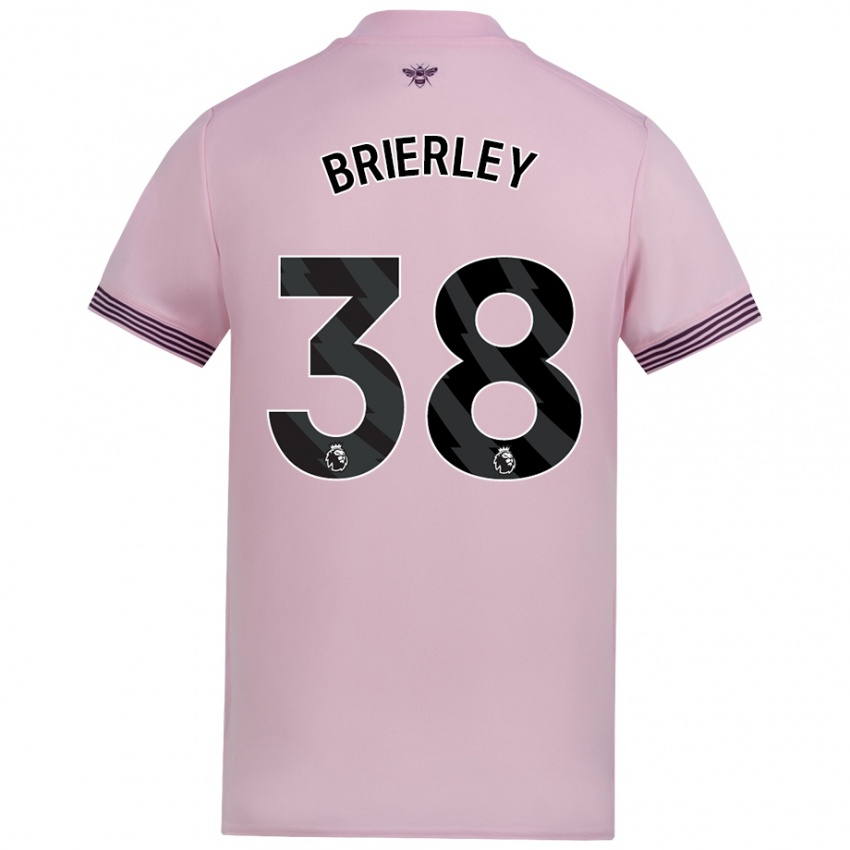 Enfant Maillot Ethan Brierley #38 Rose Tenues Extérieur 2024/25 T-Shirt Belgique