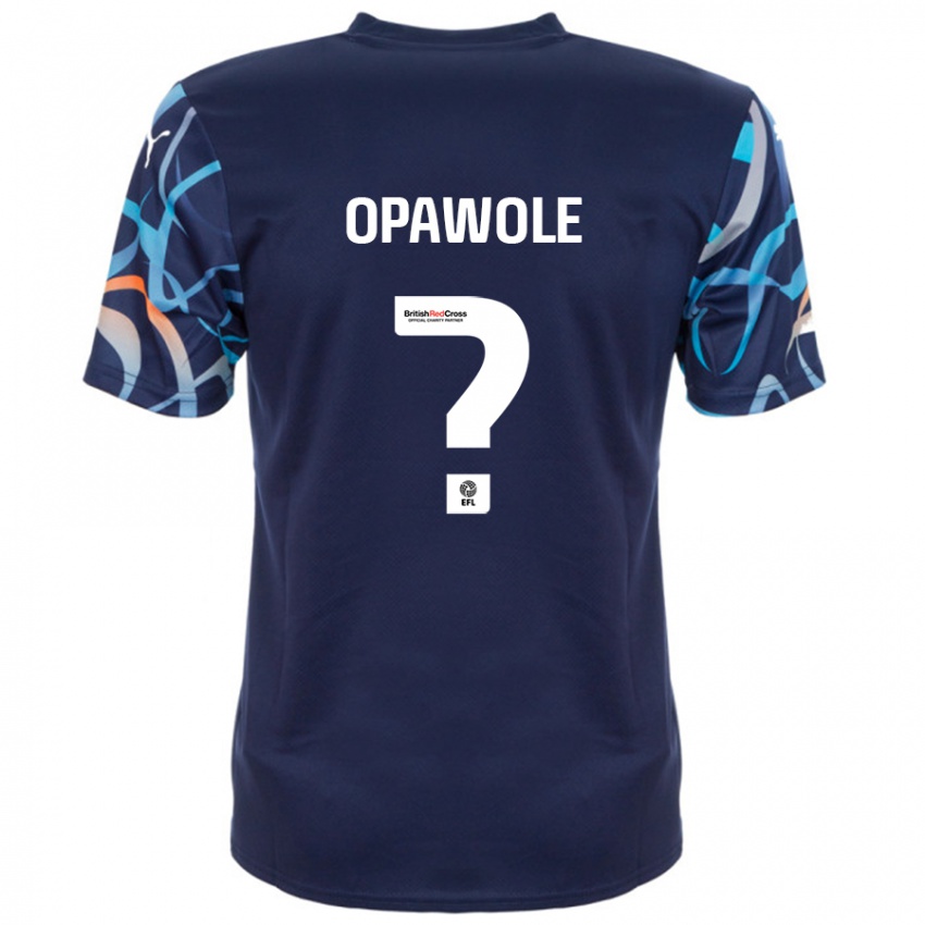 Kinderen Johnson Opawole #0 Marineblauw Uitshirt Uittenue 2024/25 T-Shirt België