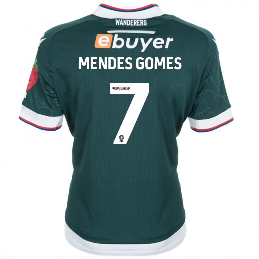 Enfant Maillot Carlos Mendes #7 Vert Foncé Tenues Extérieur 2024/25 T-Shirt Belgique