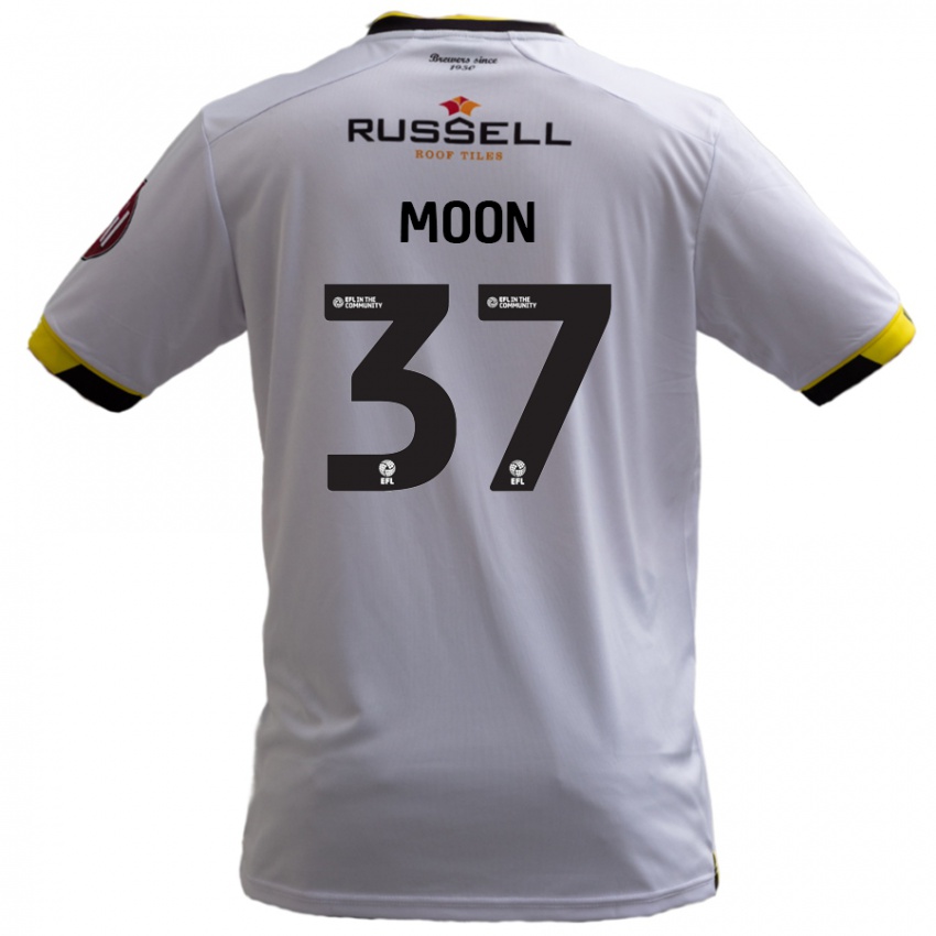 Enfant Maillot Jasper Moon #37 Blanc Tenues Extérieur 2024/25 T-Shirt Belgique