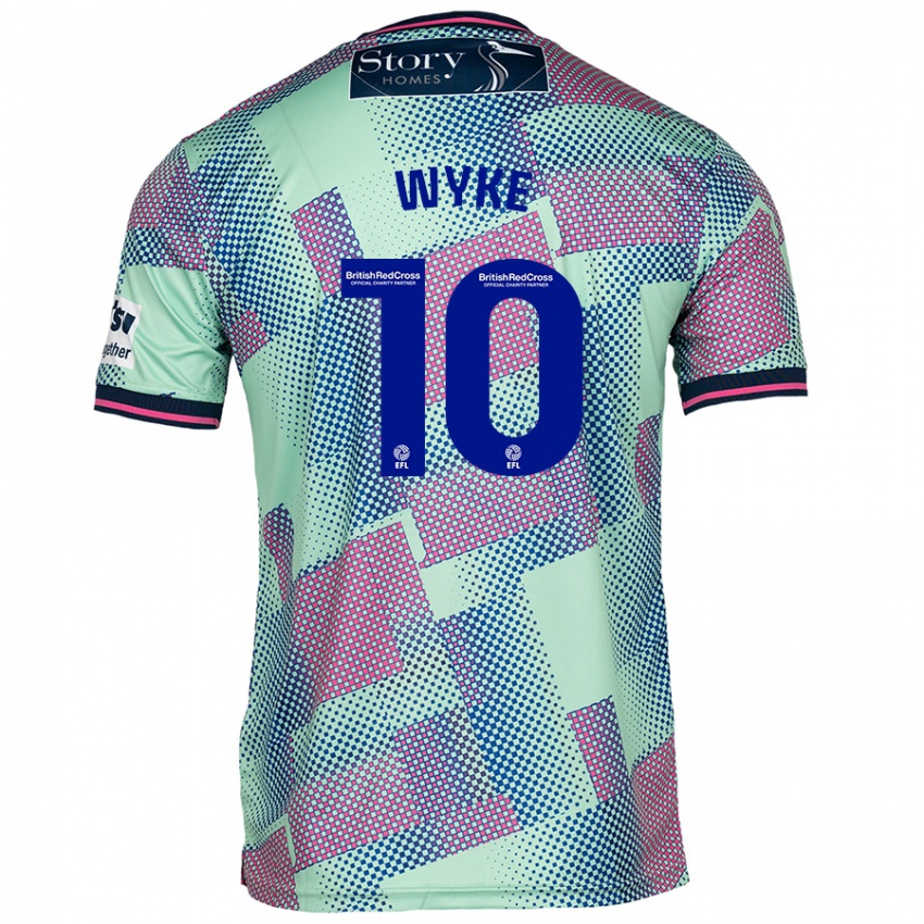 Enfant Maillot Charlie Wyke #10 Vert Tenues Extérieur 2024/25 T-Shirt Belgique