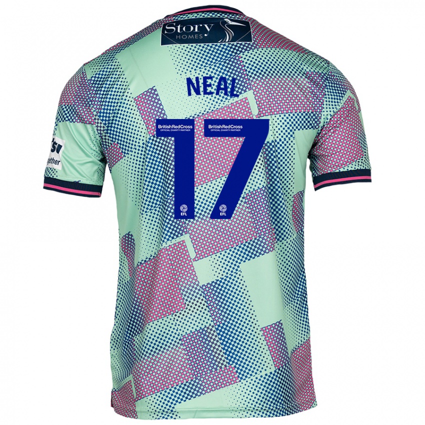 Enfant Maillot Harrison Neal #17 Vert Tenues Extérieur 2024/25 T-Shirt Belgique