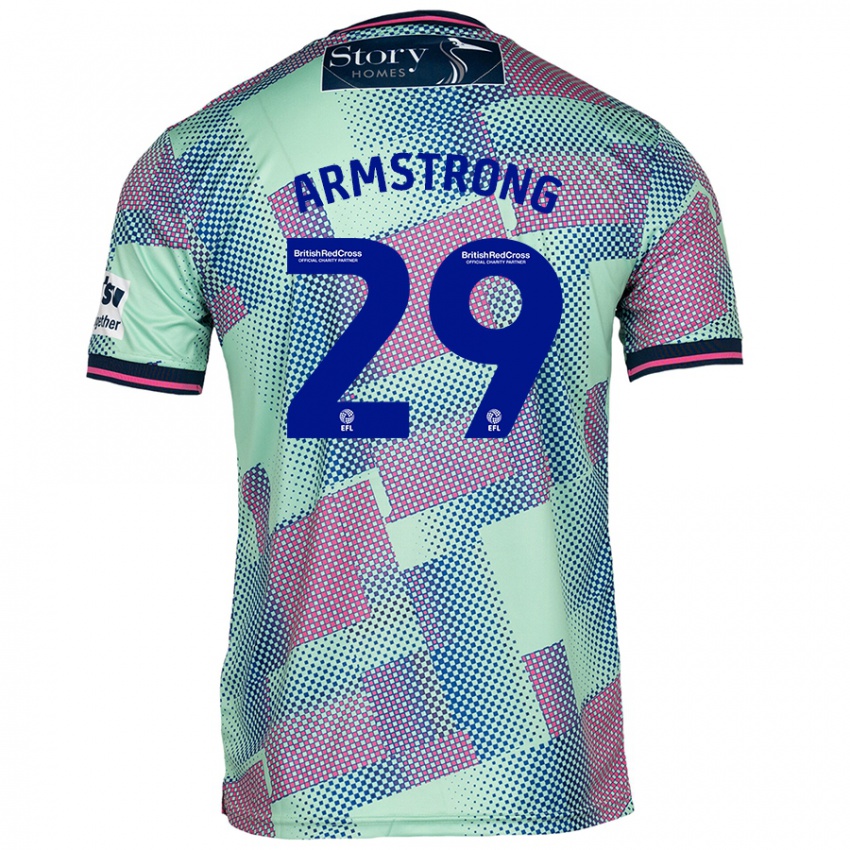 Enfant Maillot Luke Armstrong #29 Vert Tenues Extérieur 2024/25 T-Shirt Belgique