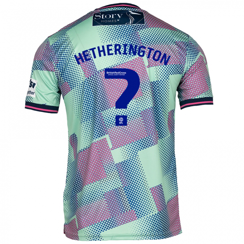 Enfant Maillot Sam Hetherington #0 Vert Tenues Extérieur 2024/25 T-Shirt Belgique