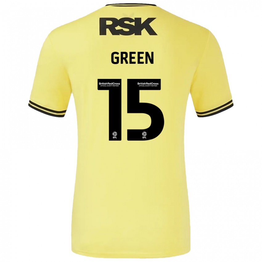 Kinderen Kayleigh Green #15 Geel Zwart Uitshirt Uittenue 2024/25 T-Shirt België