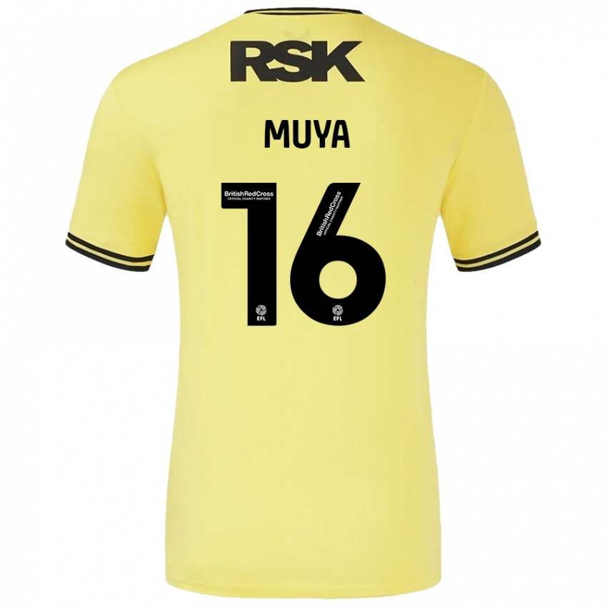 Kinderen Karin Muya #16 Geel Zwart Uitshirt Uittenue 2024/25 T-Shirt België