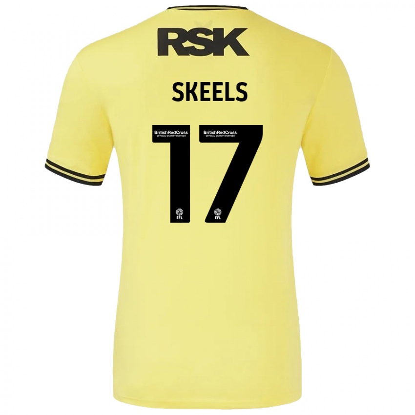 Kinderen Kiera Skeels #17 Geel Zwart Uitshirt Uittenue 2024/25 T-Shirt België