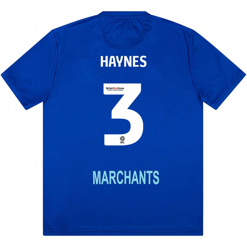 Kinderen Ryan Haynes #3 Groen Uitshirt Uittenue 2024/25 T-Shirt België