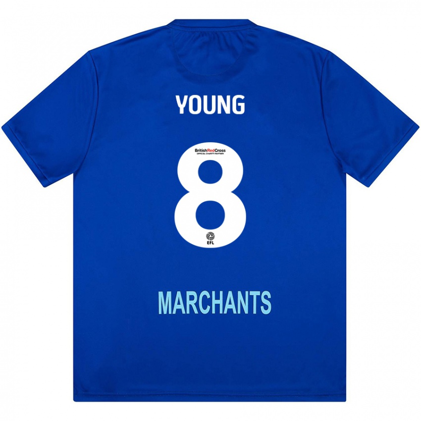 Kinderen Luke Young #8 Groen Uitshirt Uittenue 2024/25 T-Shirt België