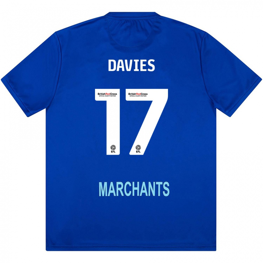 Kinderen Annabel Davies #17 Groen Uitshirt Uittenue 2024/25 T-Shirt België