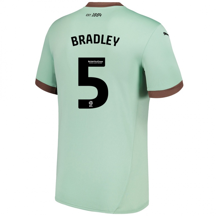 Kinderen Sonny Bradley #5 Lichtgroen Uitshirt Uittenue 2024/25 T-Shirt België