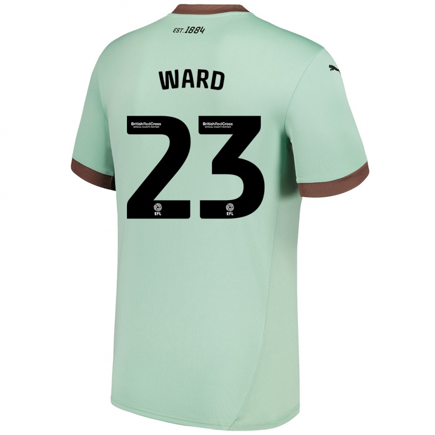 Kinderen Joe Ward #23 Lichtgroen Uitshirt Uittenue 2024/25 T-Shirt België