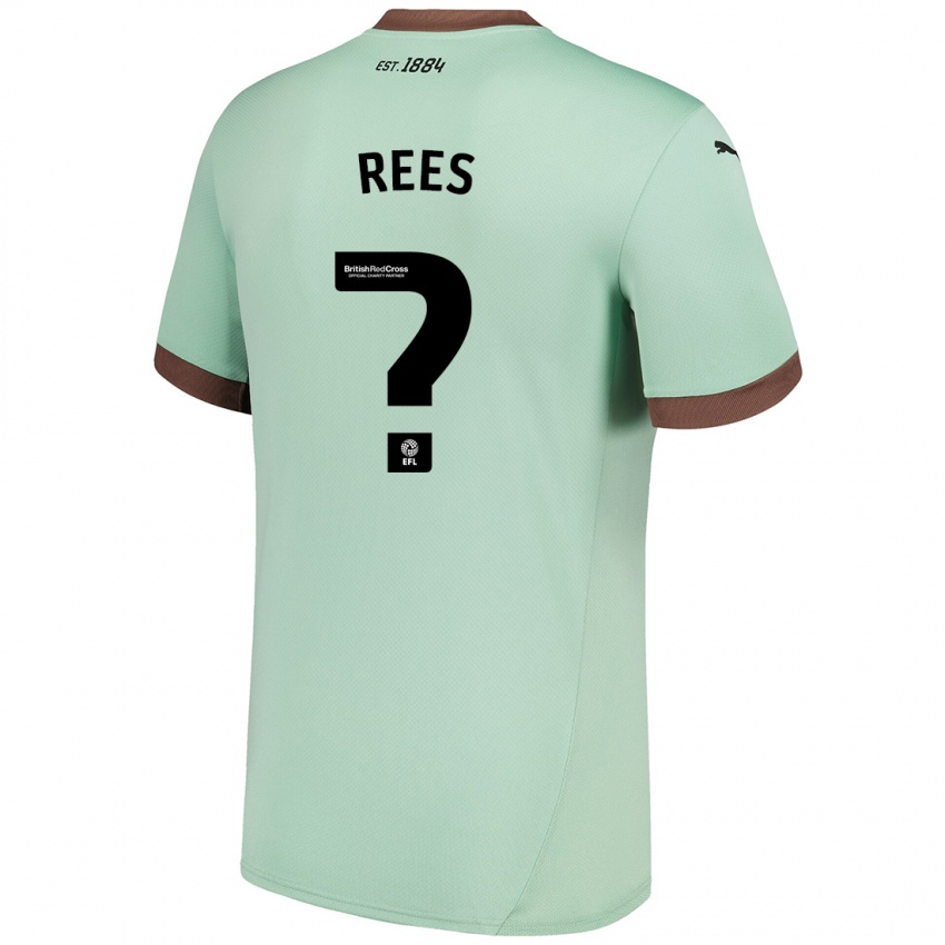 Kinderen Harvey Rees #0 Lichtgroen Uitshirt Uittenue 2024/25 T-Shirt België