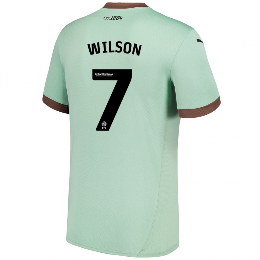 Kinderen Emelia Wilson #7 Lichtgroen Uitshirt Uittenue 2024/25 T-Shirt België