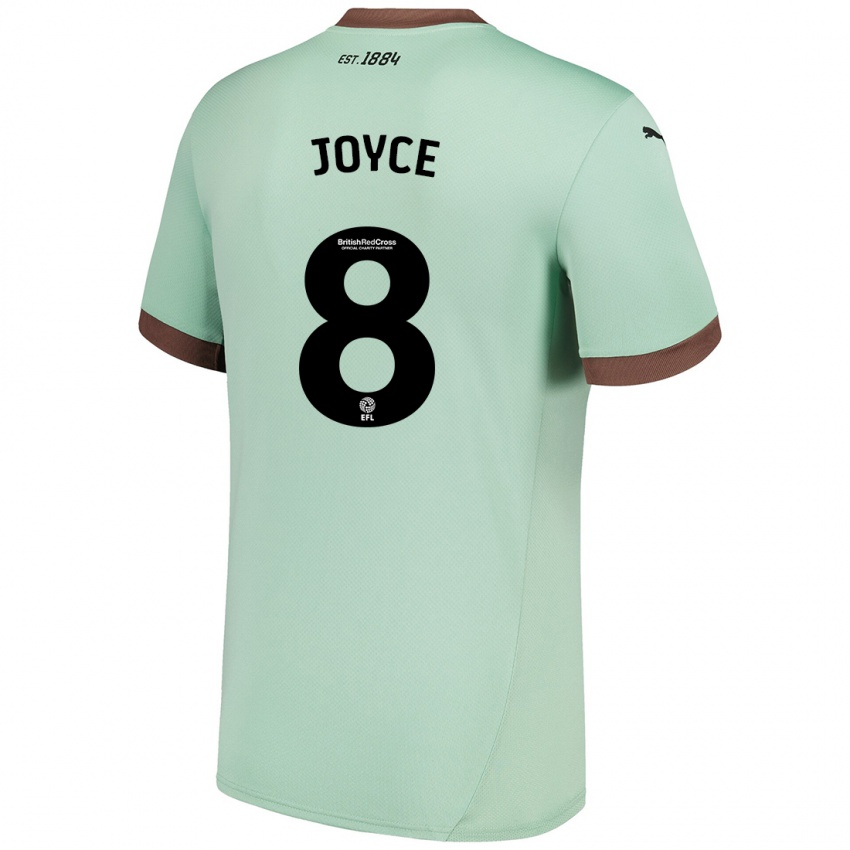 Kinderen Emily Joyce #8 Lichtgroen Uitshirt Uittenue 2024/25 T-Shirt België