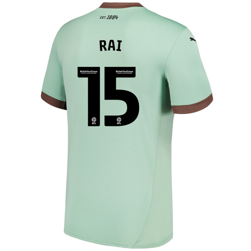 Kinderen Kira Rai #15 Lichtgroen Uitshirt Uittenue 2024/25 T-Shirt België