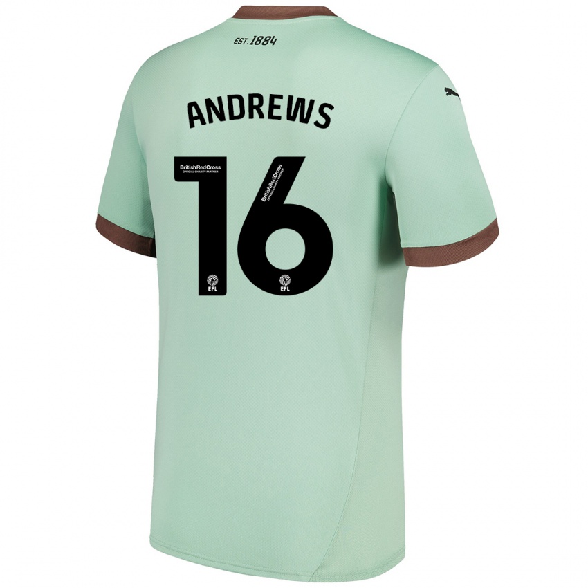 Kinderen Marli Rhodes-Andrews #16 Lichtgroen Uitshirt Uittenue 2024/25 T-Shirt België