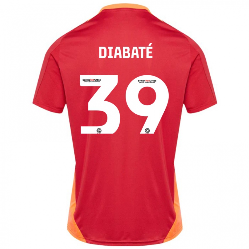 Enfant Maillot Cheick Diabaté #39 Bleu Blanc Cassé Tenues Extérieur 2024/25 T-Shirt Belgique