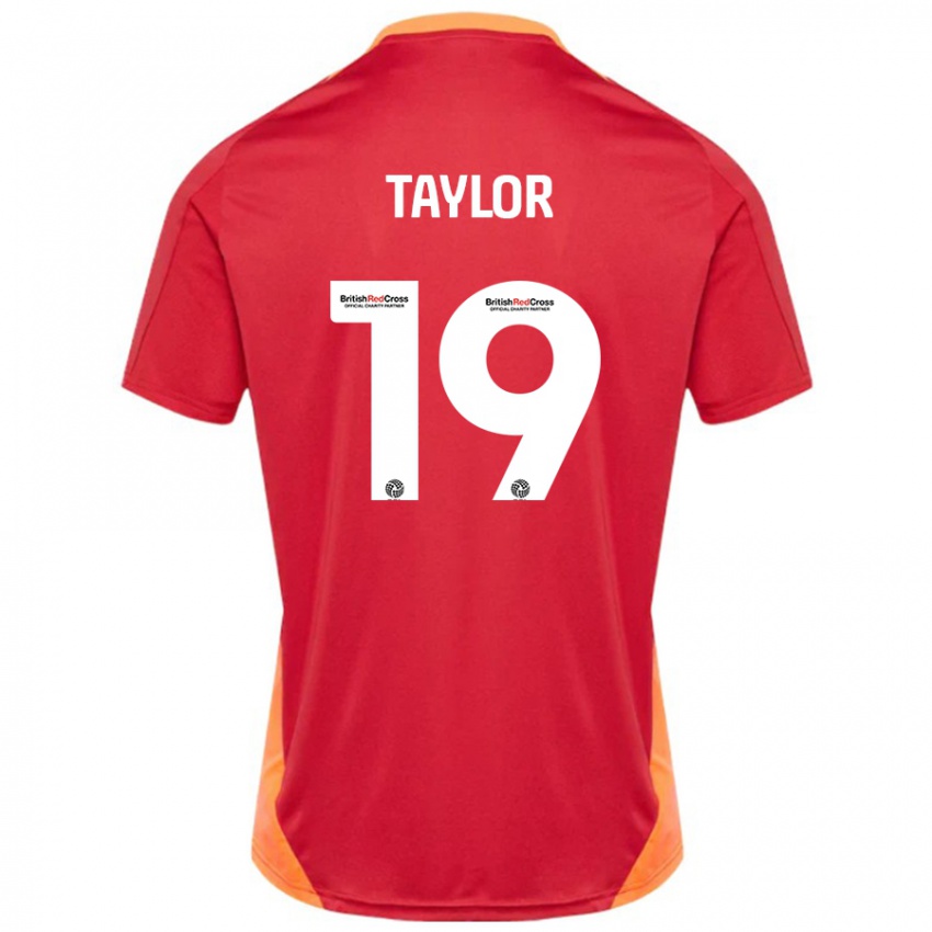 Enfant Maillot Mollie Taylor #19 Bleu Blanc Cassé Tenues Extérieur 2024/25 T-Shirt Belgique