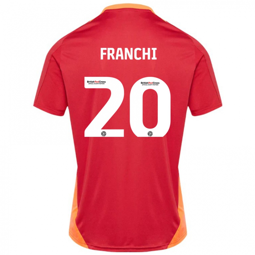 Enfant Maillot Matilda Franchi #20 Bleu Blanc Cassé Tenues Extérieur 2024/25 T-Shirt Belgique