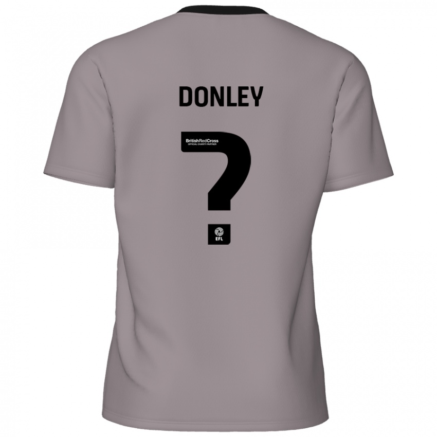 Enfant Maillot Jamie Donley #0 Gris Tenues Extérieur 2024/25 T-Shirt Belgique