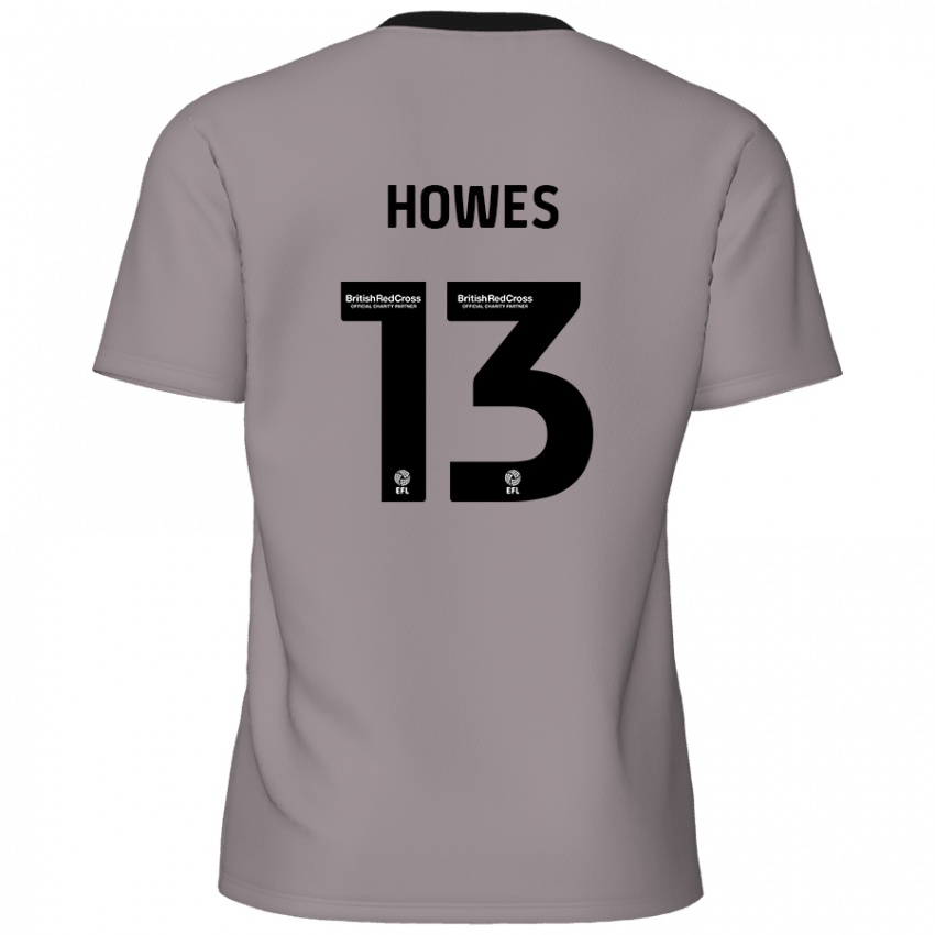 Enfant Maillot Sam Howes #13 Gris Tenues Extérieur 2024/25 T-Shirt Belgique