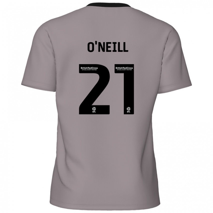 Enfant Maillot Ollie O'neill #21 Gris Tenues Extérieur 2024/25 T-Shirt Belgique