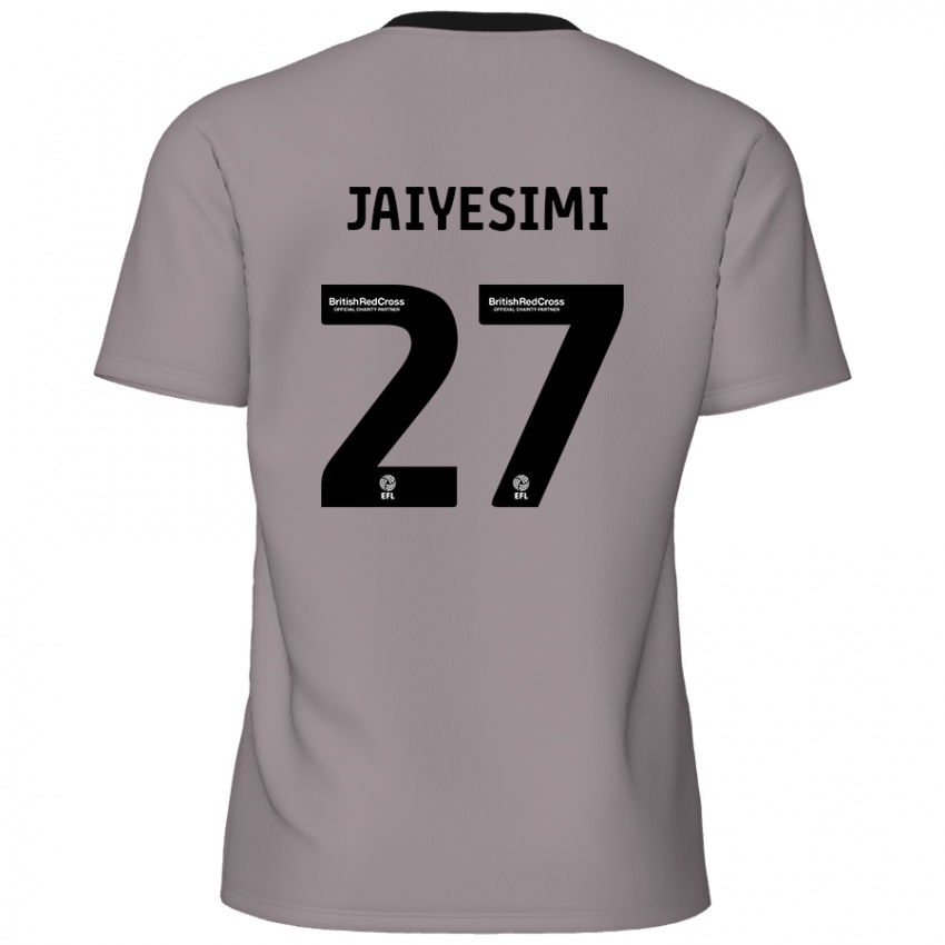 Enfant Maillot Diallang Jaiyesimi #27 Gris Tenues Extérieur 2024/25 T-Shirt Belgique