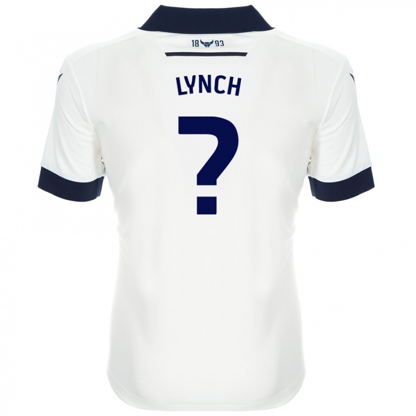 Kinderen Bobby Lynch #0 Wit Marineblauw Uitshirt Uittenue 2024/25 T-Shirt België