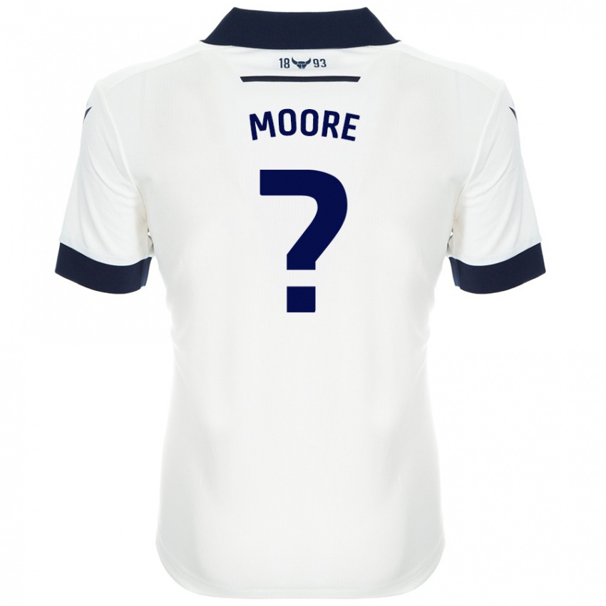 Kinderen Brogan Moore #0 Wit Marineblauw Uitshirt Uittenue 2024/25 T-Shirt België