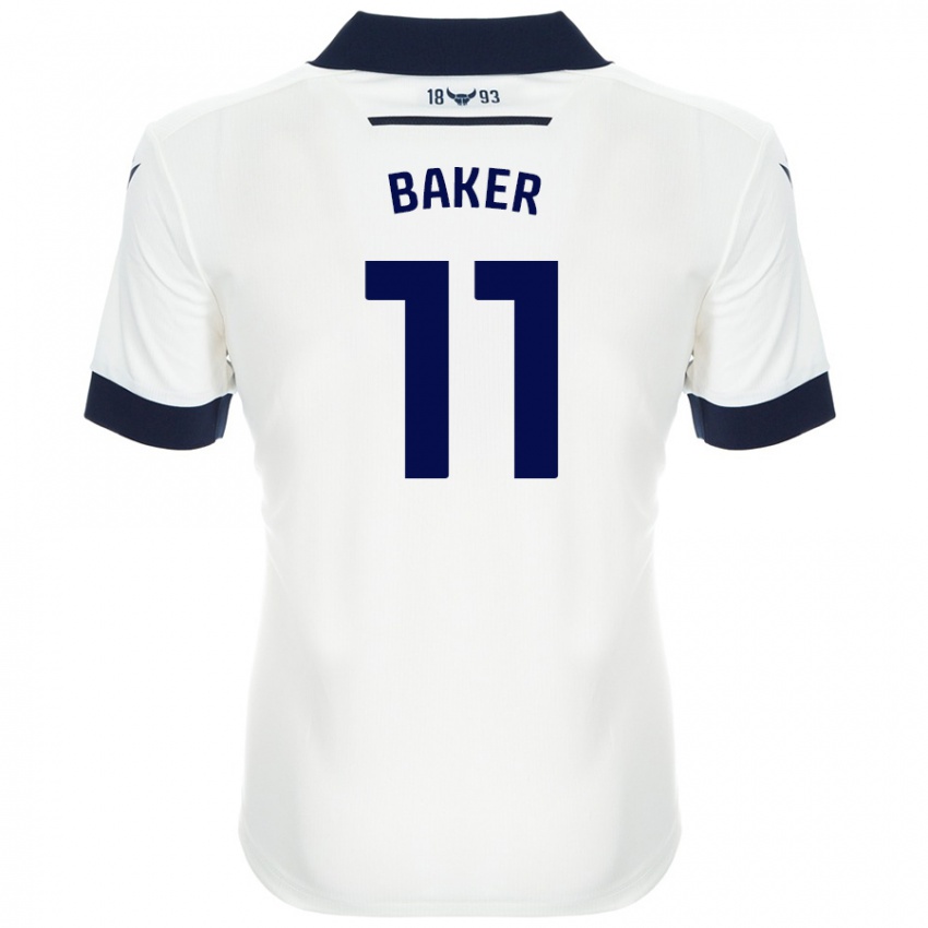 Kinderen Sophie Baker #11 Wit Marineblauw Uitshirt Uittenue 2024/25 T-Shirt België