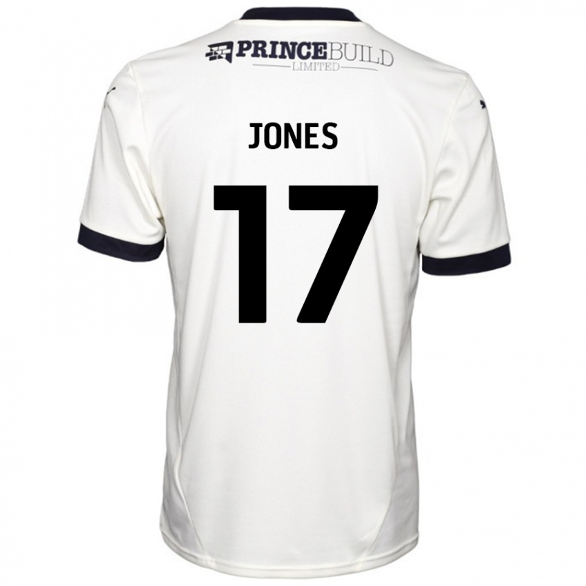 Enfant Maillot Ricky-Jade Jones #17 Blanc Cassé Noir Tenues Extérieur 2024/25 T-Shirt Belgique