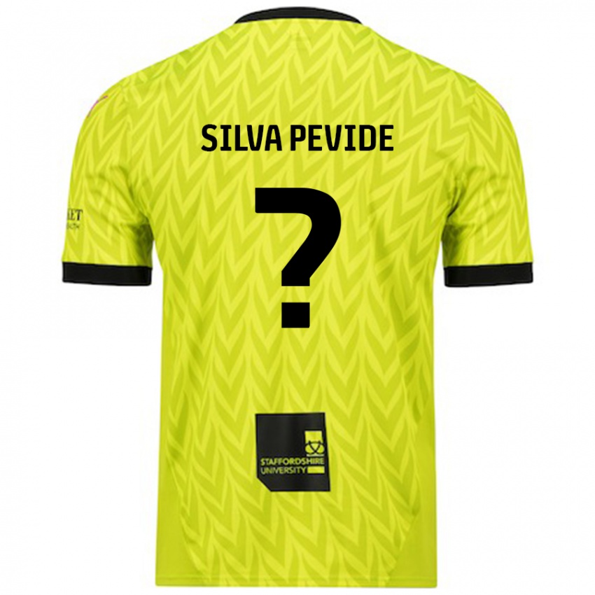 Enfant Maillot Joao Silva Pevide #0 Vert Fluo Tenues Extérieur 2024/25 T-Shirt Belgique