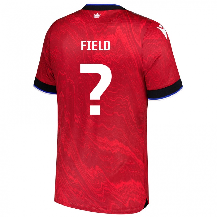 Kinderen Tyler Field #0 Rood Zwart Uitshirt Uittenue 2024/25 T-Shirt België