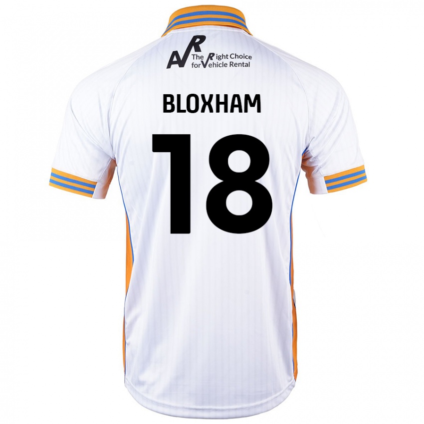 Enfant Maillot Tom Bloxham #18 Blanc Tenues Extérieur 2024/25 T-Shirt Belgique