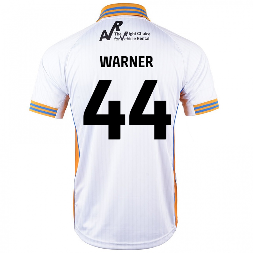 Enfant Maillot James Warner #44 Blanc Tenues Extérieur 2024/25 T-Shirt Belgique