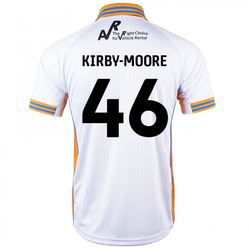 Enfant Maillot Harvey Kirby-Moore #46 Blanc Tenues Extérieur 2024/25 T-Shirt Belgique