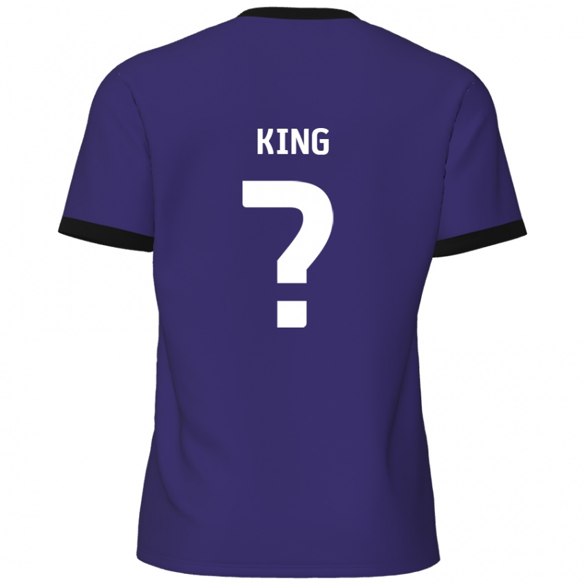 Enfant Maillot Eli King #0 Violet Tenues Extérieur 2024/25 T-Shirt Belgique