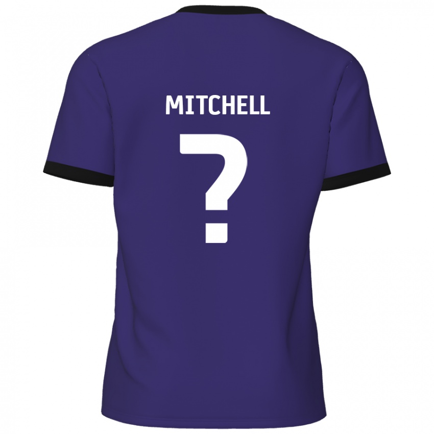 Enfant Maillot Rylee Mitchell #0 Violet Tenues Extérieur 2024/25 T-Shirt Belgique