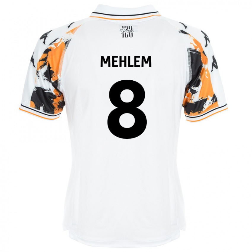 Enfant Maillot Marvin Mehlem #8 Blanc Tenues Extérieur 2024/25 T-Shirt Belgique