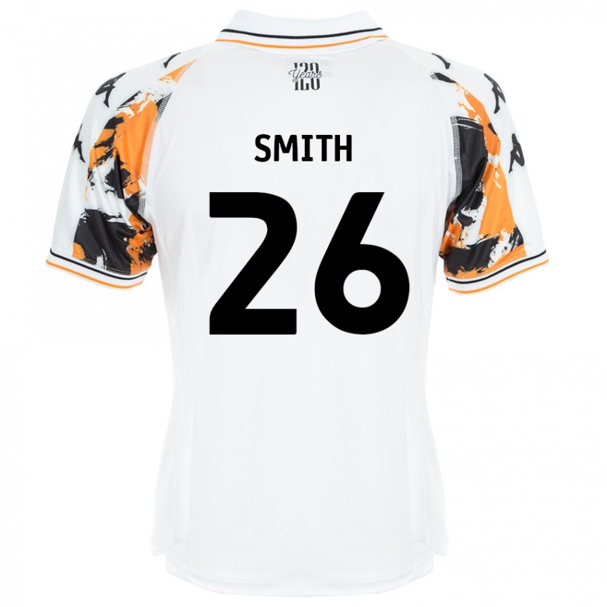 Enfant Maillot Andy Smith #26 Blanc Tenues Extérieur 2024/25 T-Shirt Belgique