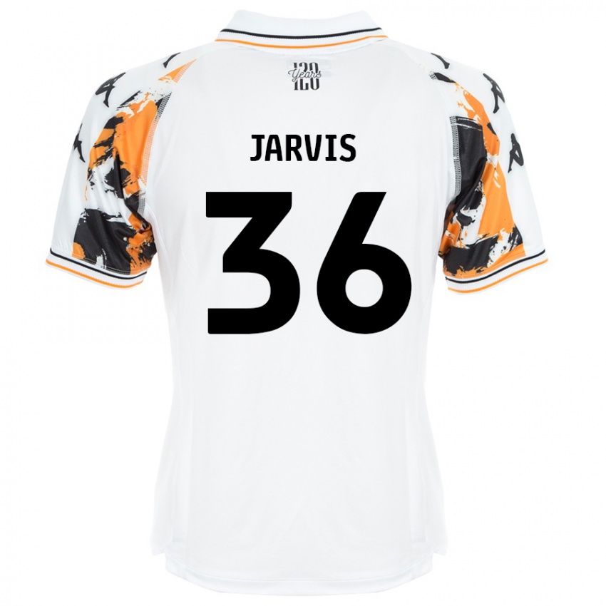 Enfant Maillot Will Jarvis #36 Blanc Tenues Extérieur 2024/25 T-Shirt Belgique