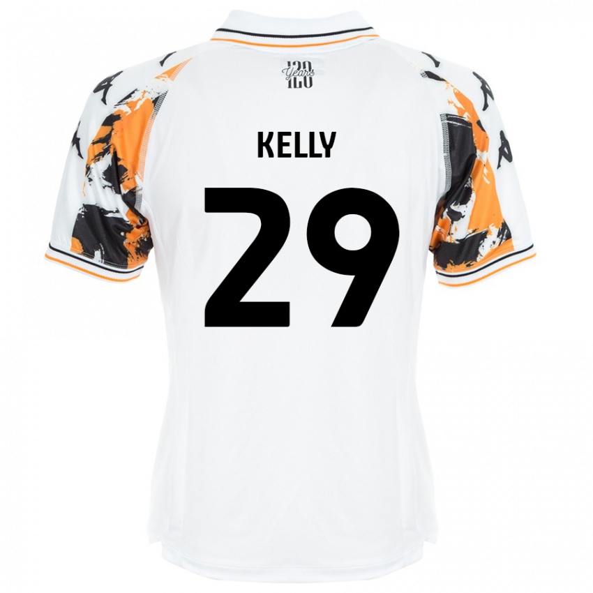 Enfant Maillot Ace Kelly #29 Blanc Tenues Extérieur 2024/25 T-Shirt Belgique