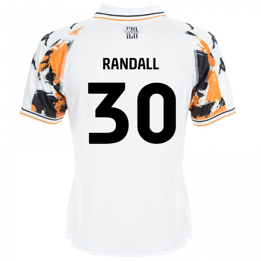 Enfant Maillot Jennifer Randall #30 Blanc Tenues Extérieur 2024/25 T-Shirt Belgique