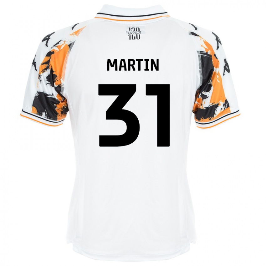 Enfant Maillot Faith Martin #31 Blanc Tenues Extérieur 2024/25 T-Shirt Belgique